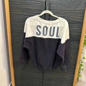 Women's Navy and Blue Sweatshirt